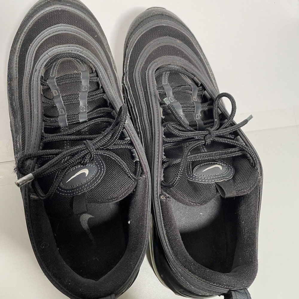 Nike Air Max 97 Triple Black White Anthracite Sneakers 921826-015 Mens Size 11 - Picture 4 of 12